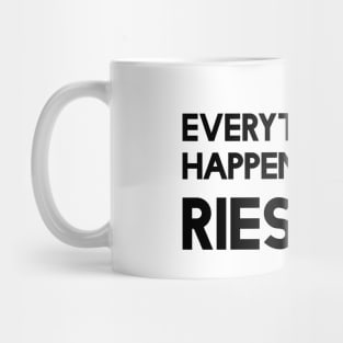 Everything happens for riesling Mug